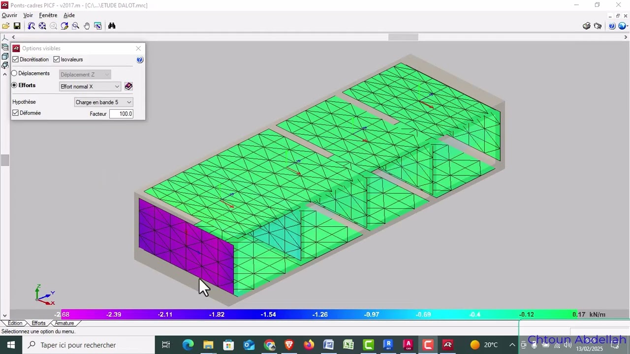 dimensionnement et calcul ferraillage dalot partie 3