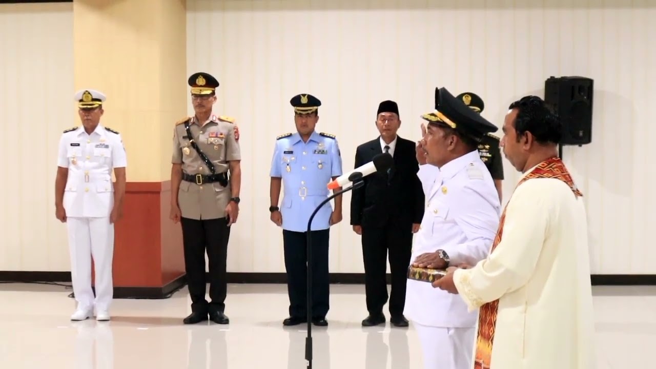 Siprianus Habur Resmi Dilantik Sebagai Wakil Bupati Manggarai Timur.