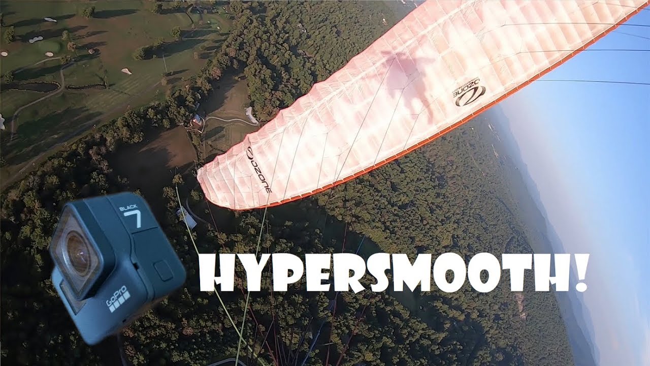 Flying Paramotor with the NEW GoPro 7 Black 4K 60 FPS