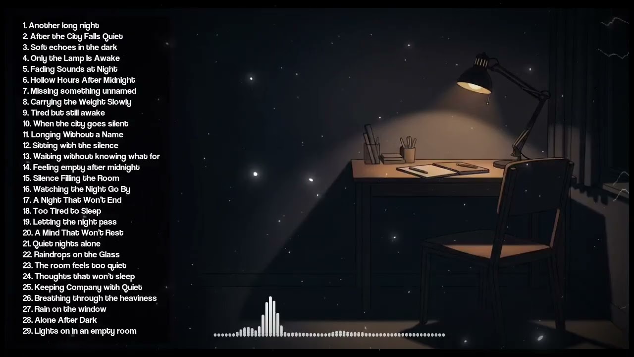 Late Night Lofi Sad Beats — Music for Silent Hours 🎧