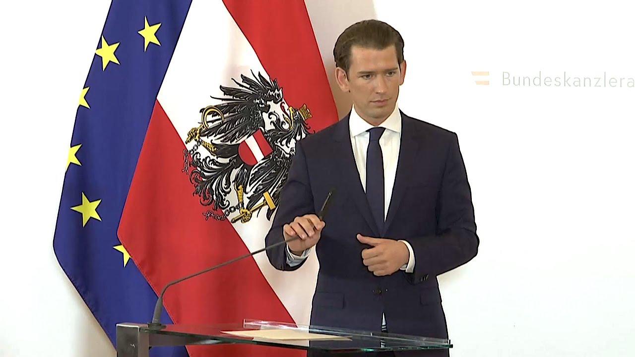 LIVE - PK Sebastian Kurz - Entlassung Herbert Kickl / Übergangsregierung / Ibiza-Video HC Strache