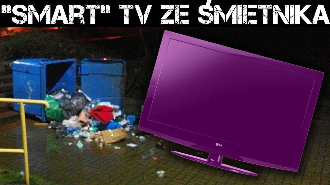 Telewizor ze śmietnika. Buduję smart TV z elektrozłomu i dobrych chęci XD | DRUTEM I GLUTEM