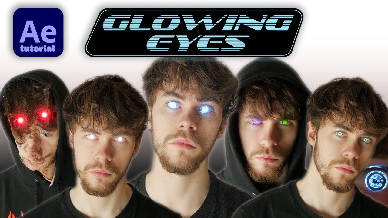 INSANE Glowing Eyes! After Effects Tutorial (FREE PLUGIN)