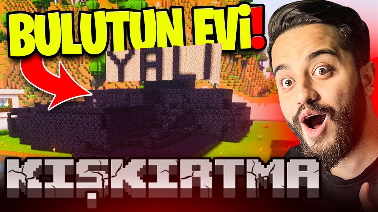 BULUTUN YALI EVİNİ 1000 OBSİDYEN İLE KAPLADIK! (K*FÜR ETTİ) Minecraft 39. Bölüm
