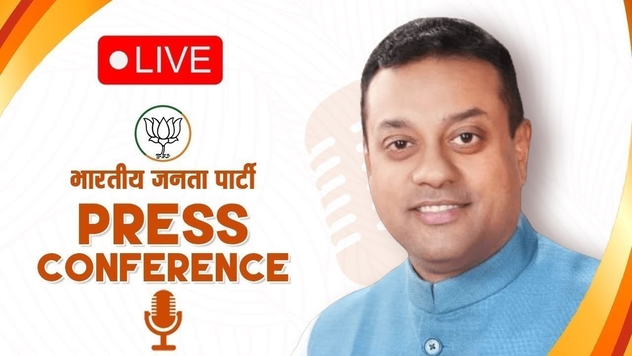 BJP National Spokesperson Dr. Sambit Patra addresses Press Conference at BJP headquarters, Delhi