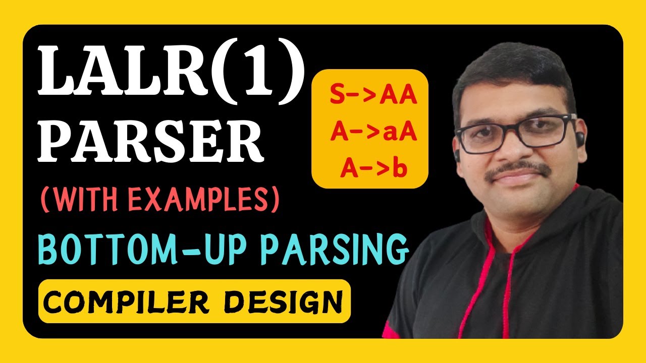 LALR( ) Parser || Bottom-up Parsing || Types of LR Parsers || Compiler Design