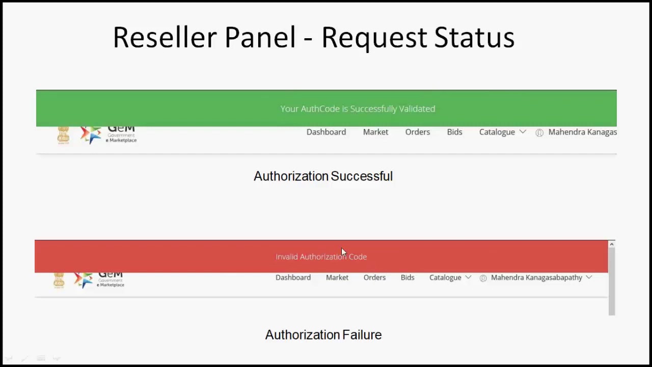 GEM Reseller Panel