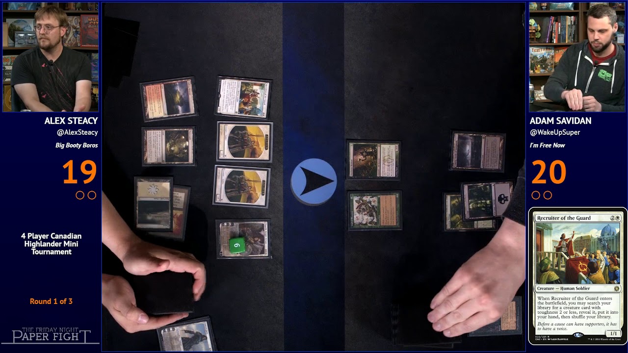 Friday Night Paper Fight — Canadian Highlander mini tournament!