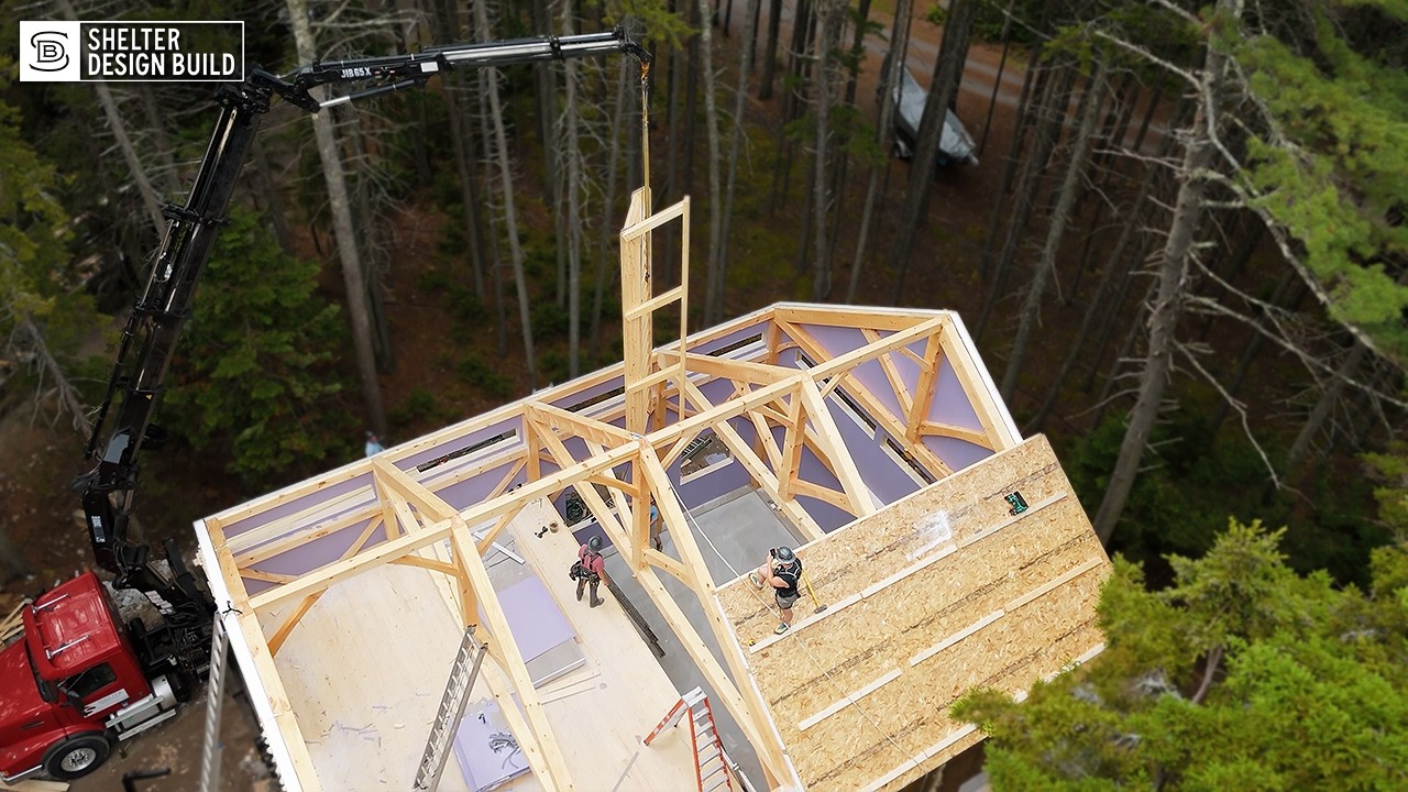 The Most Unique Timber Frame Barn We've Ever Built | Shelter Builds
