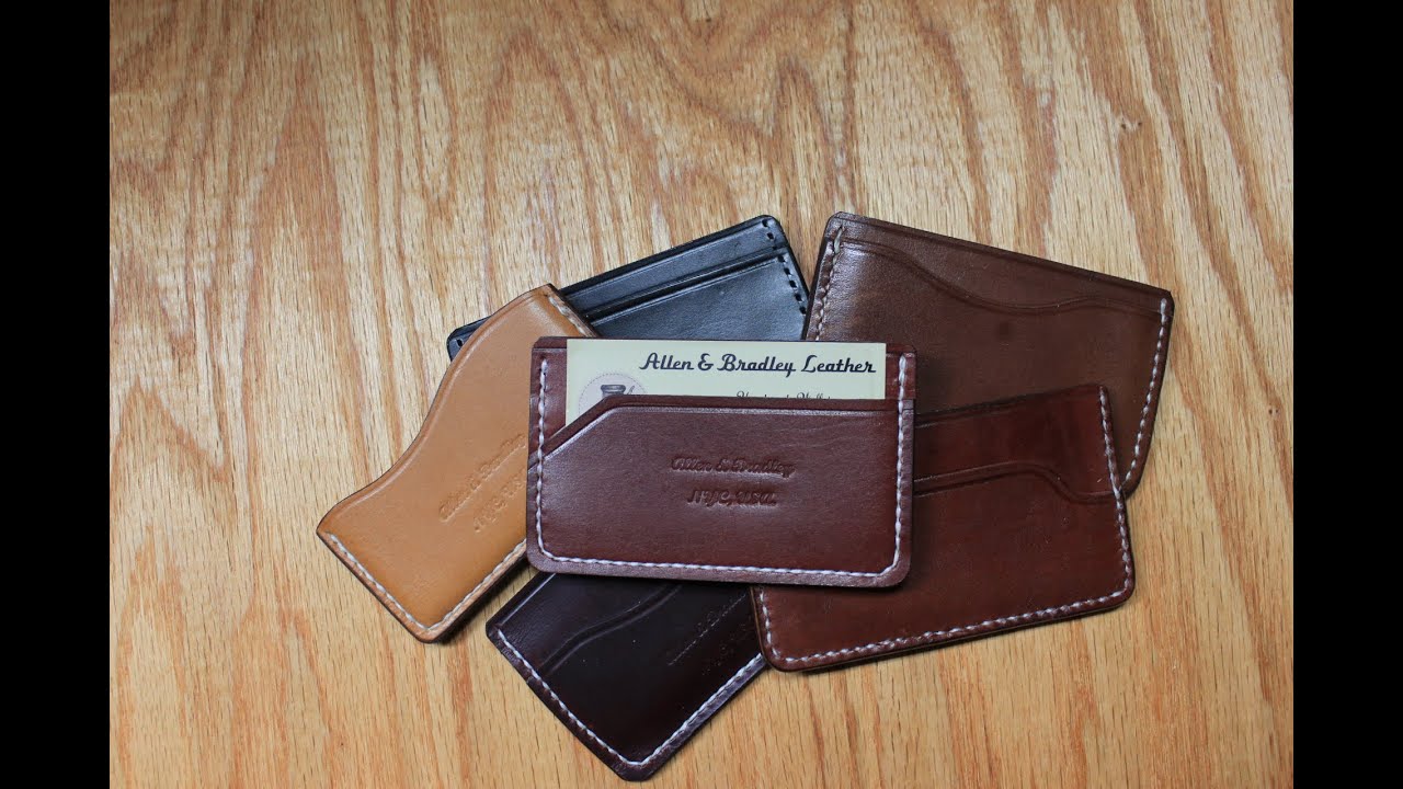 Making a three pocket minimalist wallet