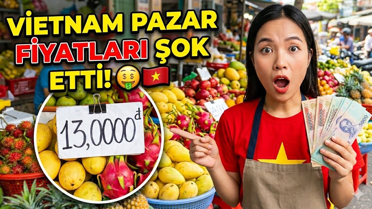Da Nang Pazarı Beni ŞAŞIRTTI! Vietnam’da Bu Fiyatlar Gerçek mi? 🇻🇳 #Vietnam #DaNang #telefondanvlog