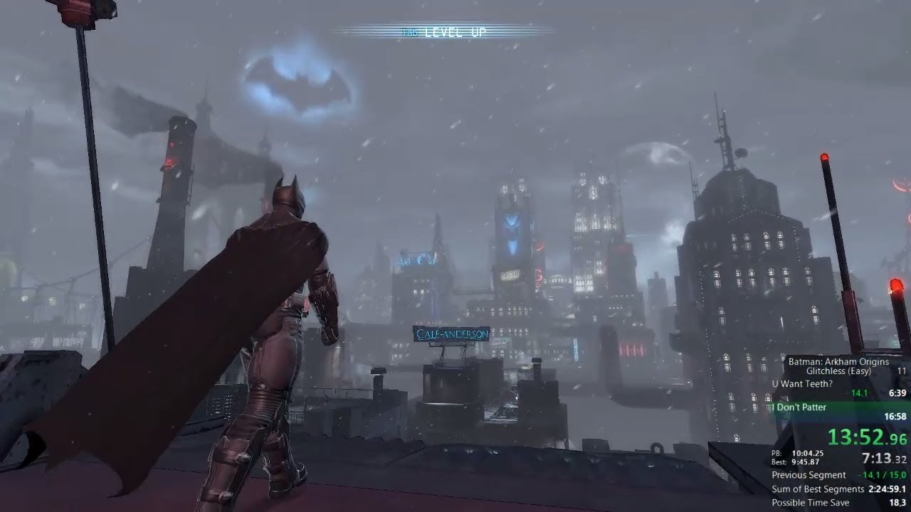 Batman: Arkham Origins Speedrun Glitchless Easy (