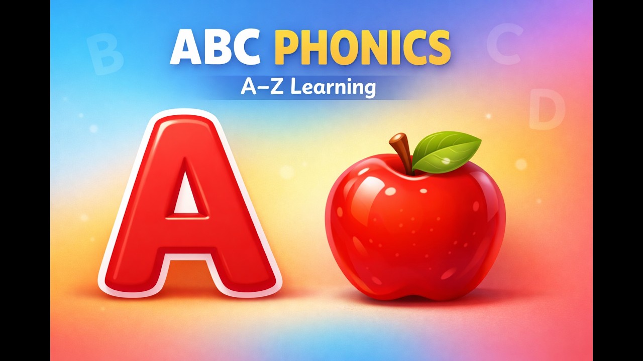 ABC Phonics Song for Kids  Learn Alphabet Letters A–Z  Preschool & Toddler Learning Video