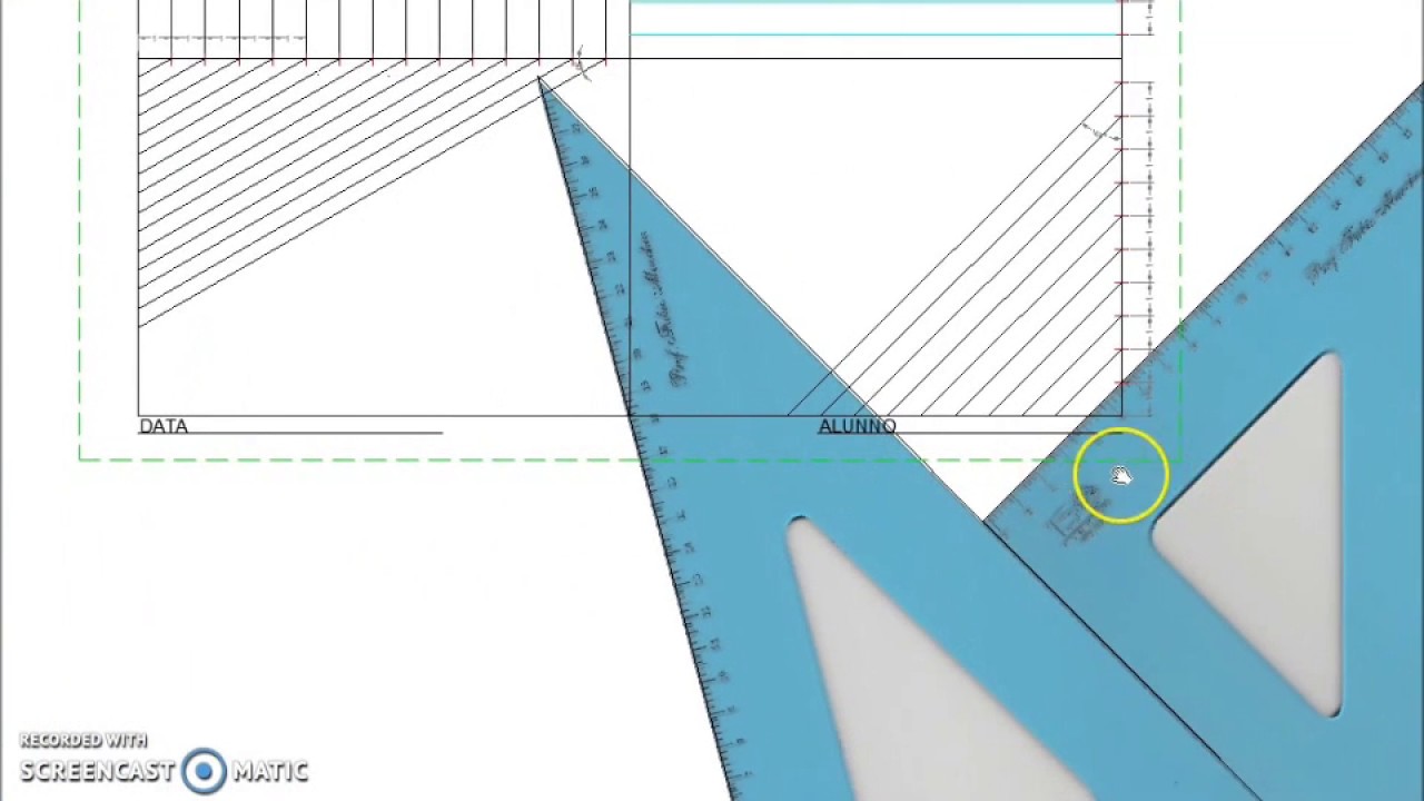 I - Tav 2  - Parallele, perpendicolari, linea continua grossa e fine.