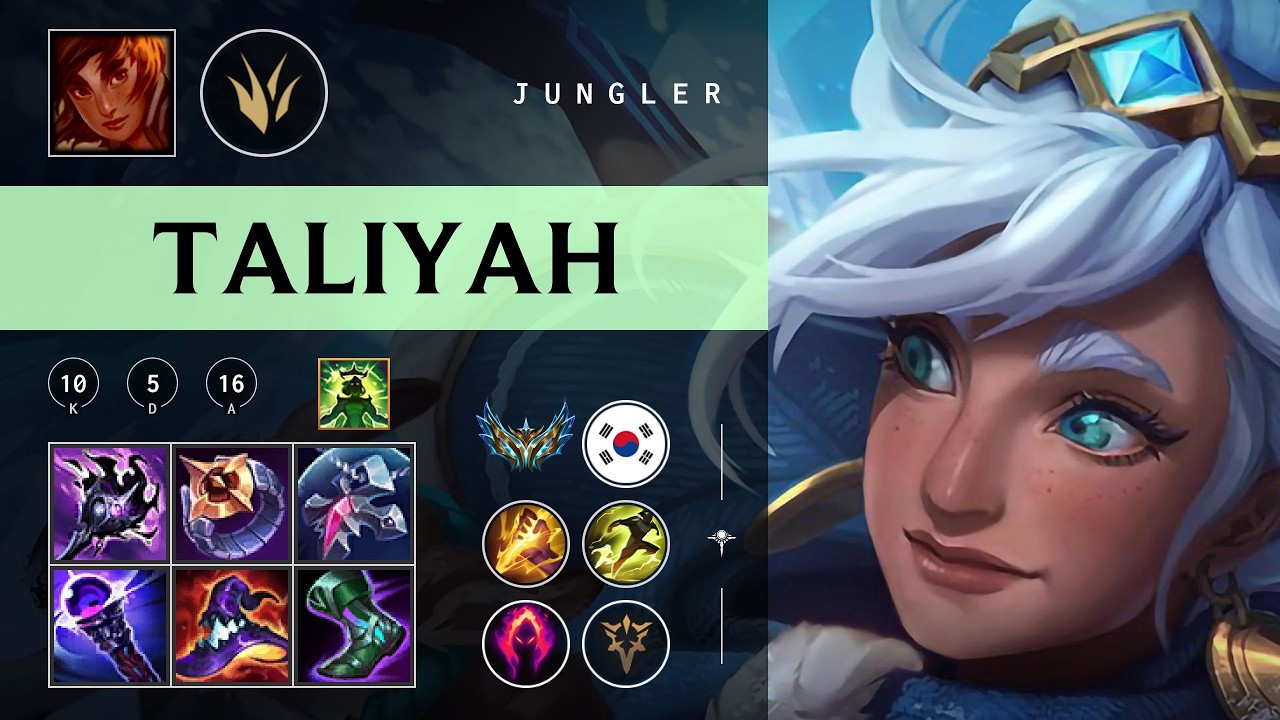Taliyah Jungle vs Vi - KR Challenger Patch 26.05