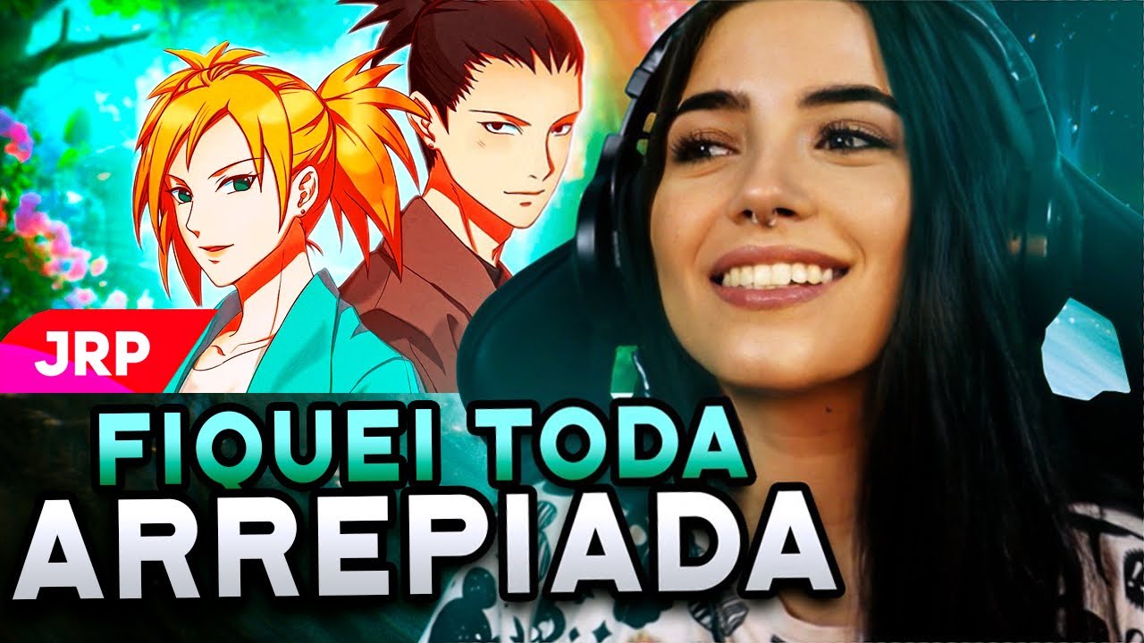 (NÃO OTAKU) REAGINDO ao RAP DO SHIKAMARU E TEMARI (Naruto) | SE ENTREGAR | Ft. Brenda Mizuki | JRP