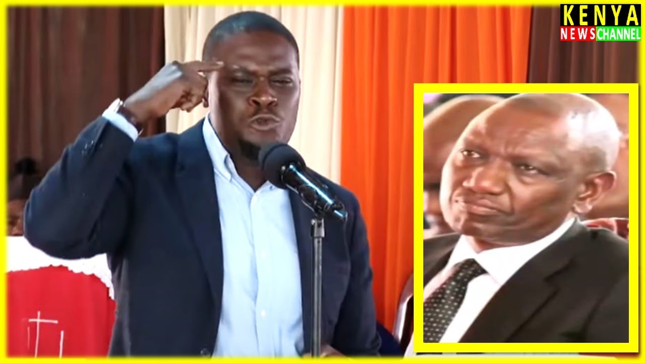 Sakaja ANGRY speech in front of Ruto today at Church of Christ in Africa Makadara Nairobi