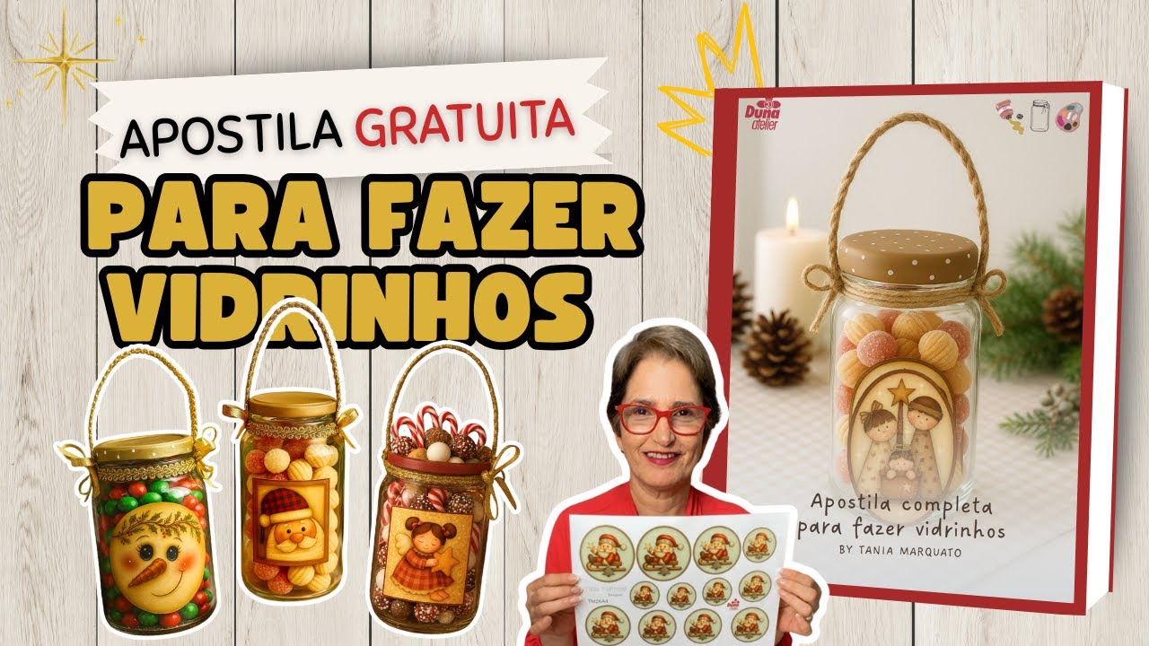 🎨 APOSTILA LIBERADA! Aprenda a fazer vidrinhos e comece a vender!