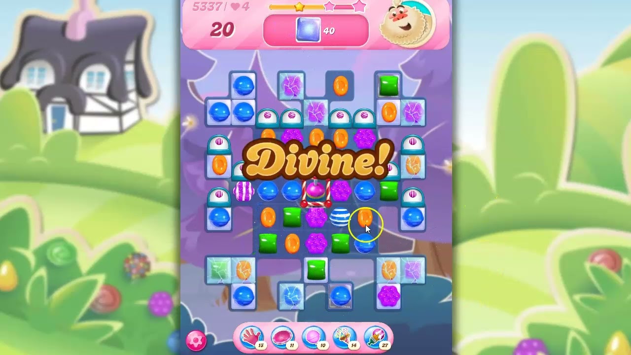 Candy Crush Level 5337 Talkthrough, 32 Moves 0 Boosters