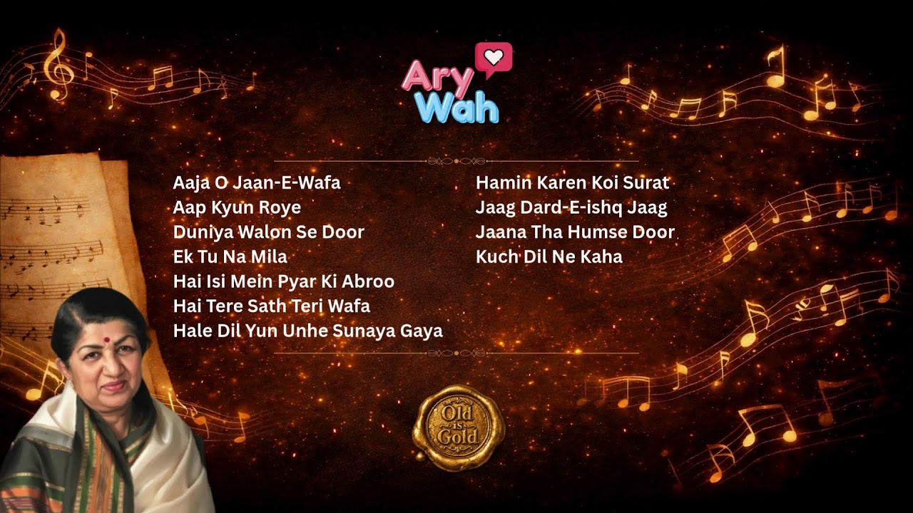 Lata Mangeshkar Hits - 24x7 Livestream | #PuraneGane Naya Andaz #BollywoodClassics #Cover #AryWah