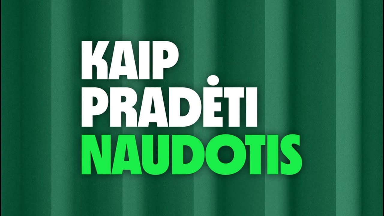 Kaip pradėti naudotis Cgates TV paslauga