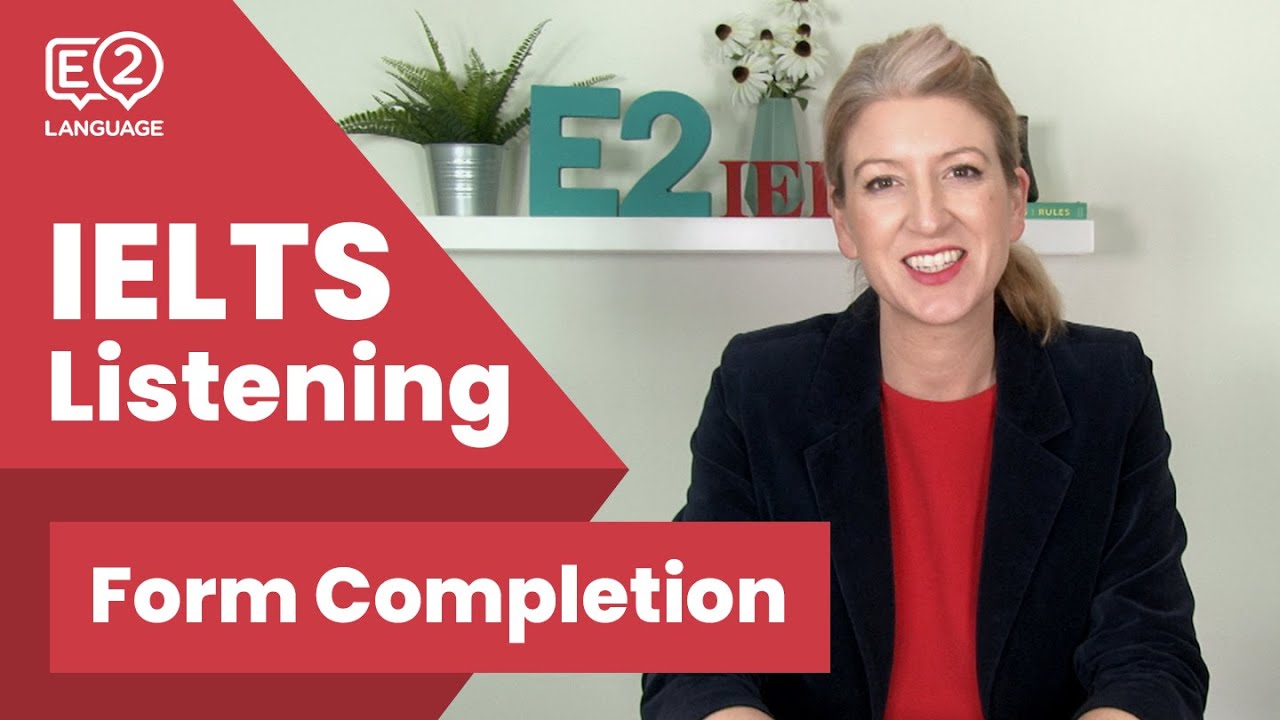 IELTS Listening Form Completion with Alex