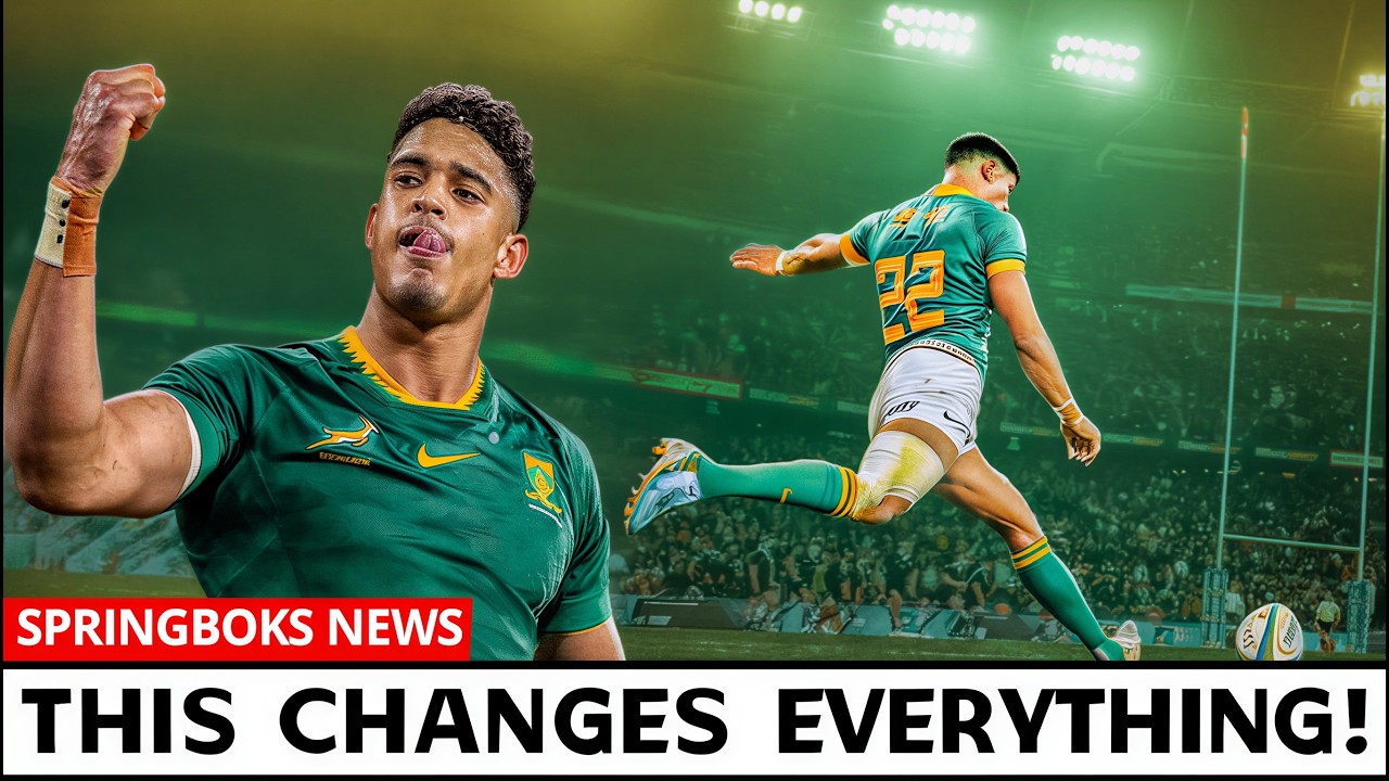 😱 SACHA JUST DID SOMETHING NOT EVEN RASSIE ERASMUS EXPECTED! | SPRINGBOKS