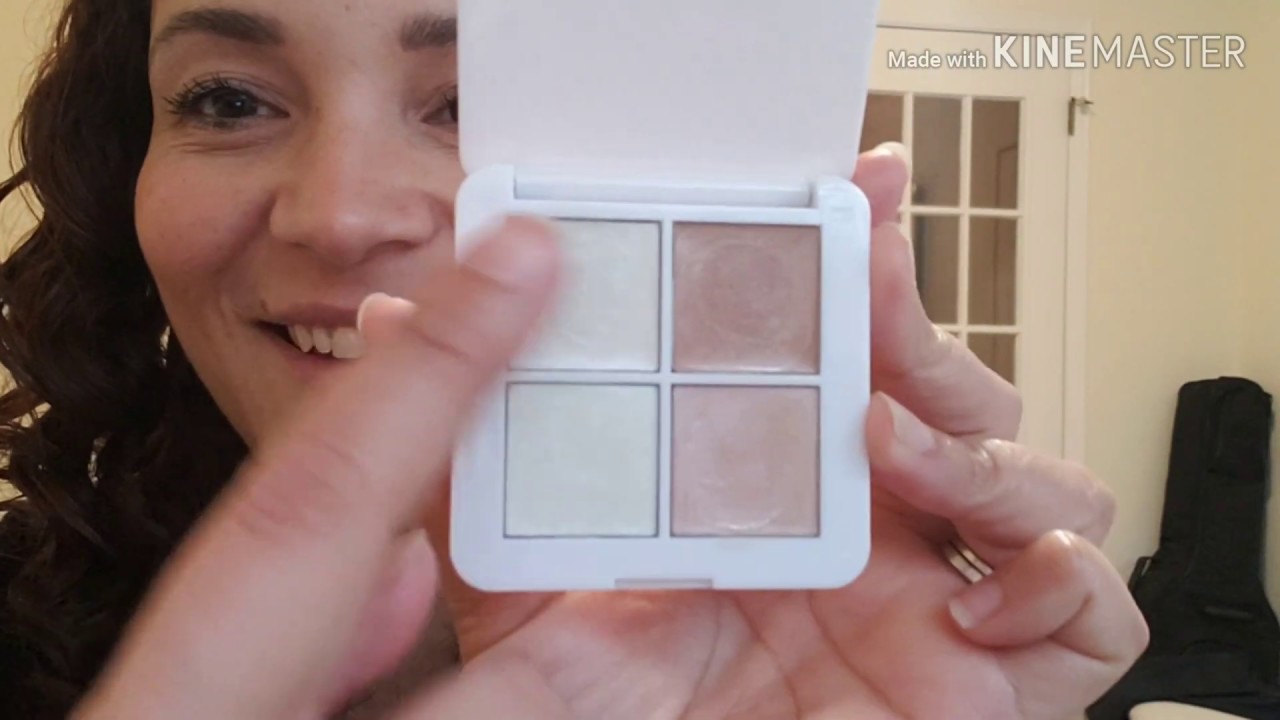 NEW Rms Beauty Luminizer X Quad | Quick video and swatches | Green Beauty