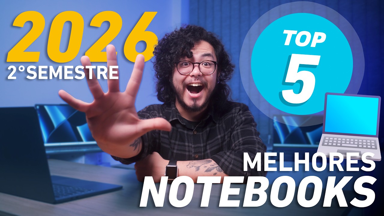 TOP 5 NOTEBOOKS CUSTO-BENEF&Iacute;CIO p/ segundo semestre de 2026 - BOM e BARATO, estudos, trabalho, jogar