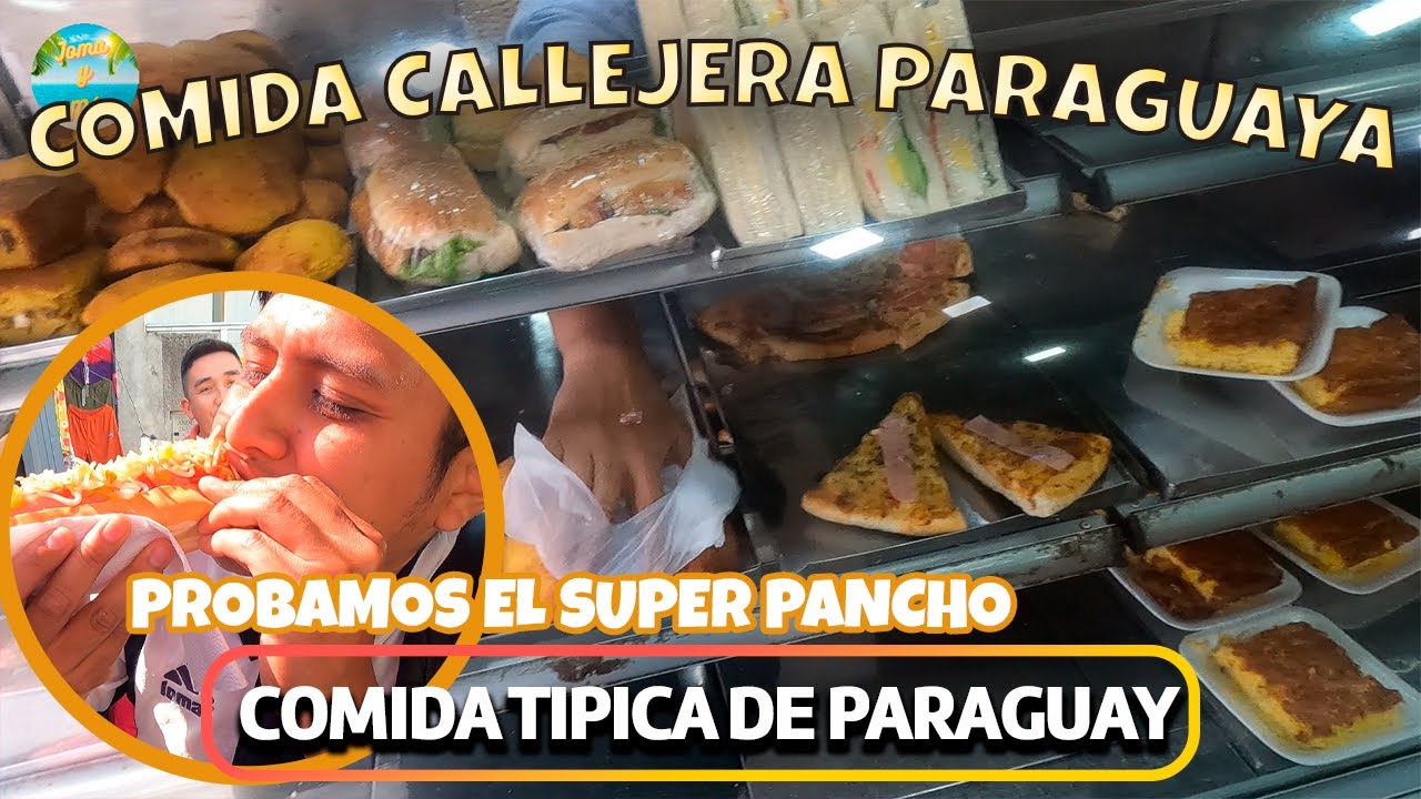 PROBANDO COMIDA CALLEJERA en Paraguay | COMIDA TIPICA PARAGUAYA Sera deliciosa ?