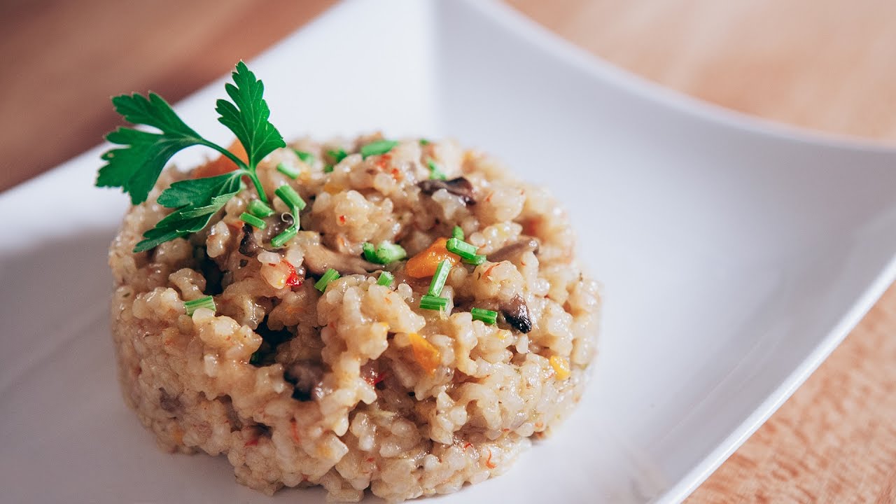 Arroz f&aacute;cil con verduras en robot de cocina Mycook Touch #recetasMycook #robotdecocina #arroces