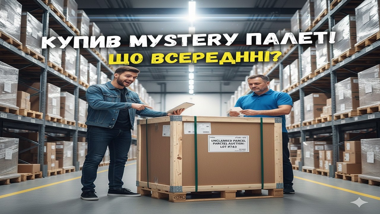 КУПИВ ВЕЛИКИЙ MYSTERY ПАЛЕТ! 📦 Що нам впарили на аукціоні за всі гроші?