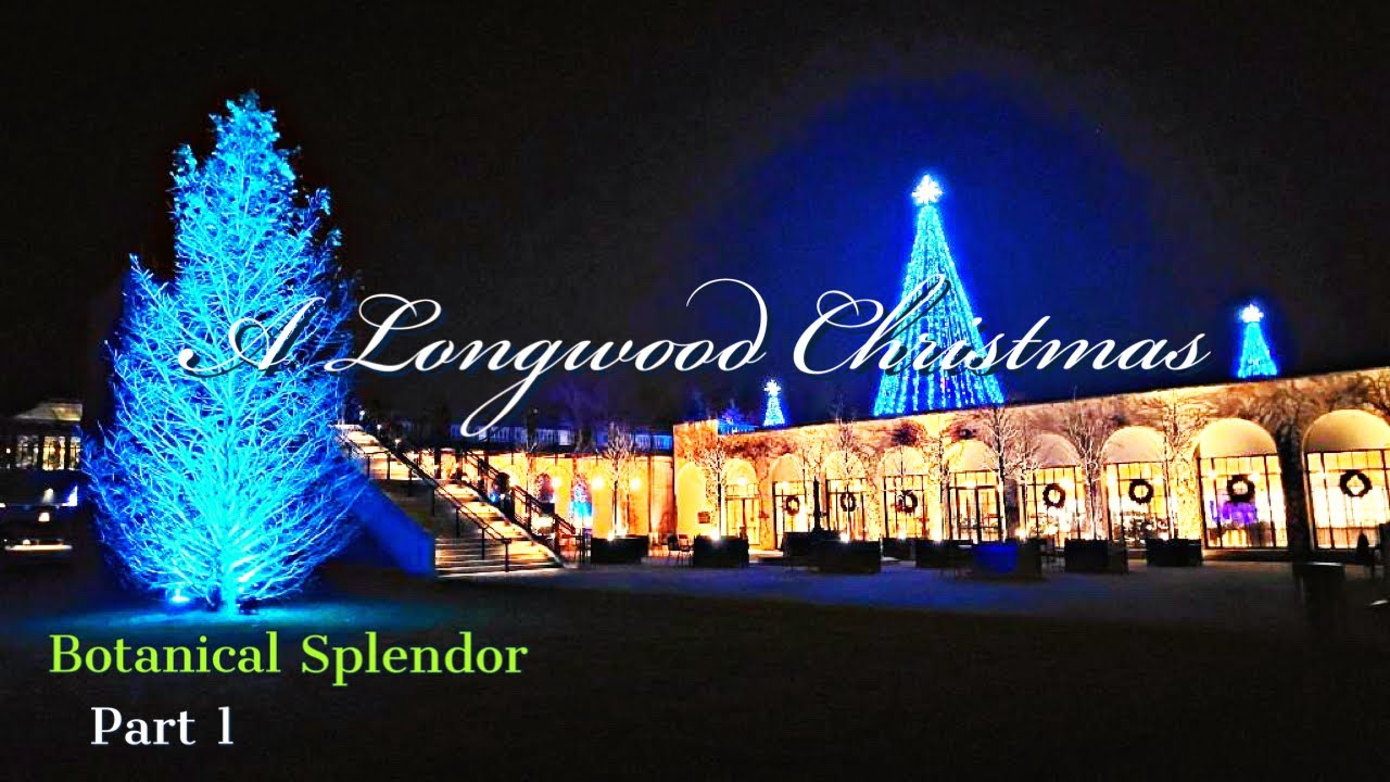 A Longwood Christmas - Botanical Splendor 🎄🌹🌱Lights, Toy Trains, Fountain Show, Tree House Part 1