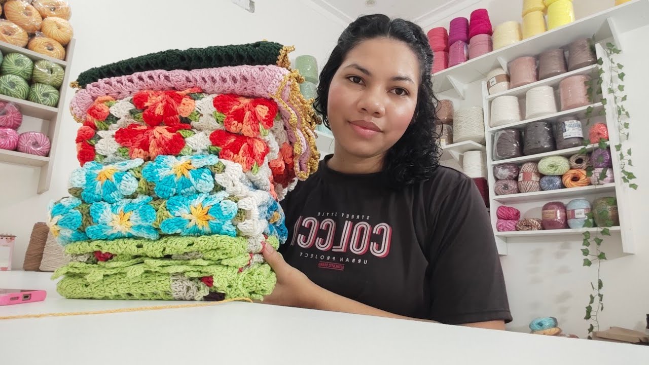 🙏Produção de semana//vem me acompanhar nesses dias//lindas produção 🧶🥰