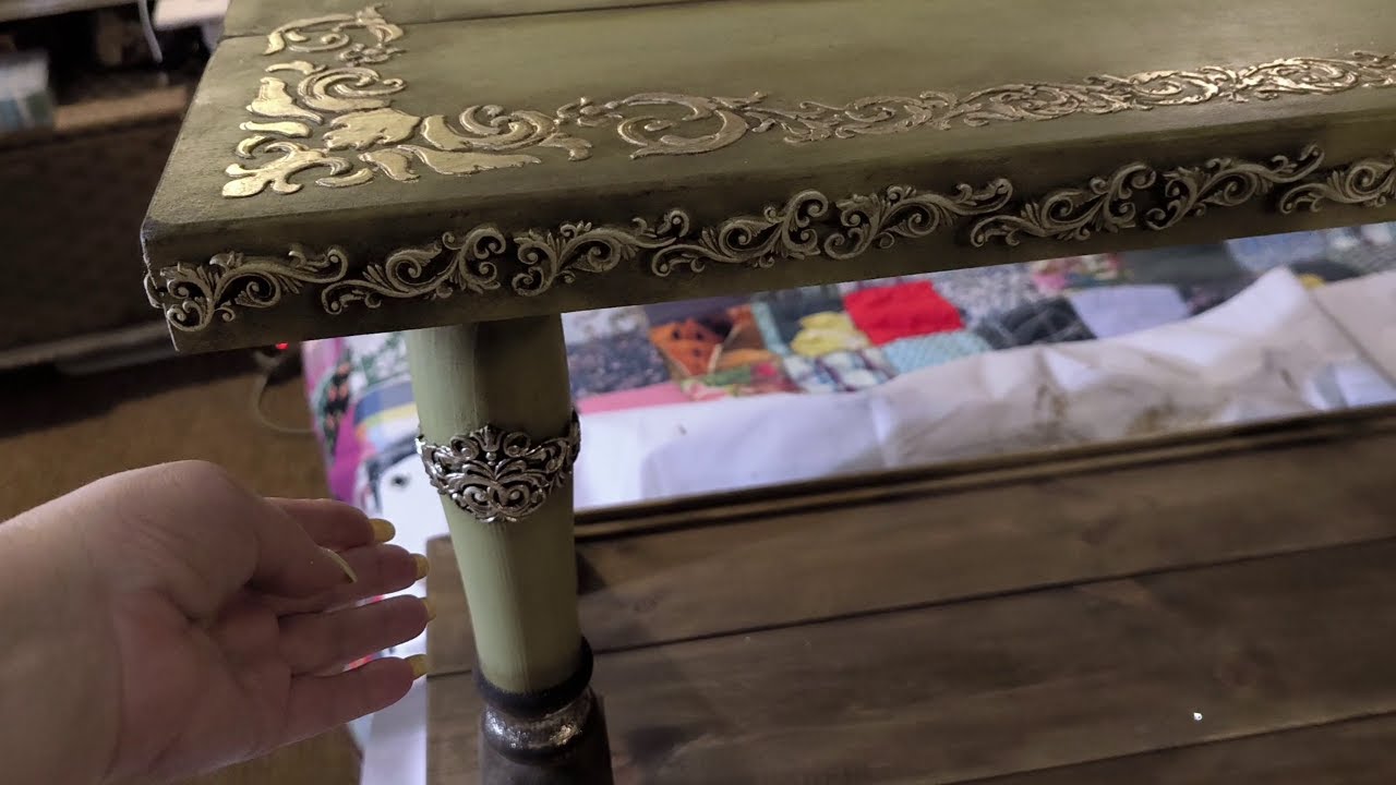 Тумба Готова | Трафарет Краска Поталь Воск |