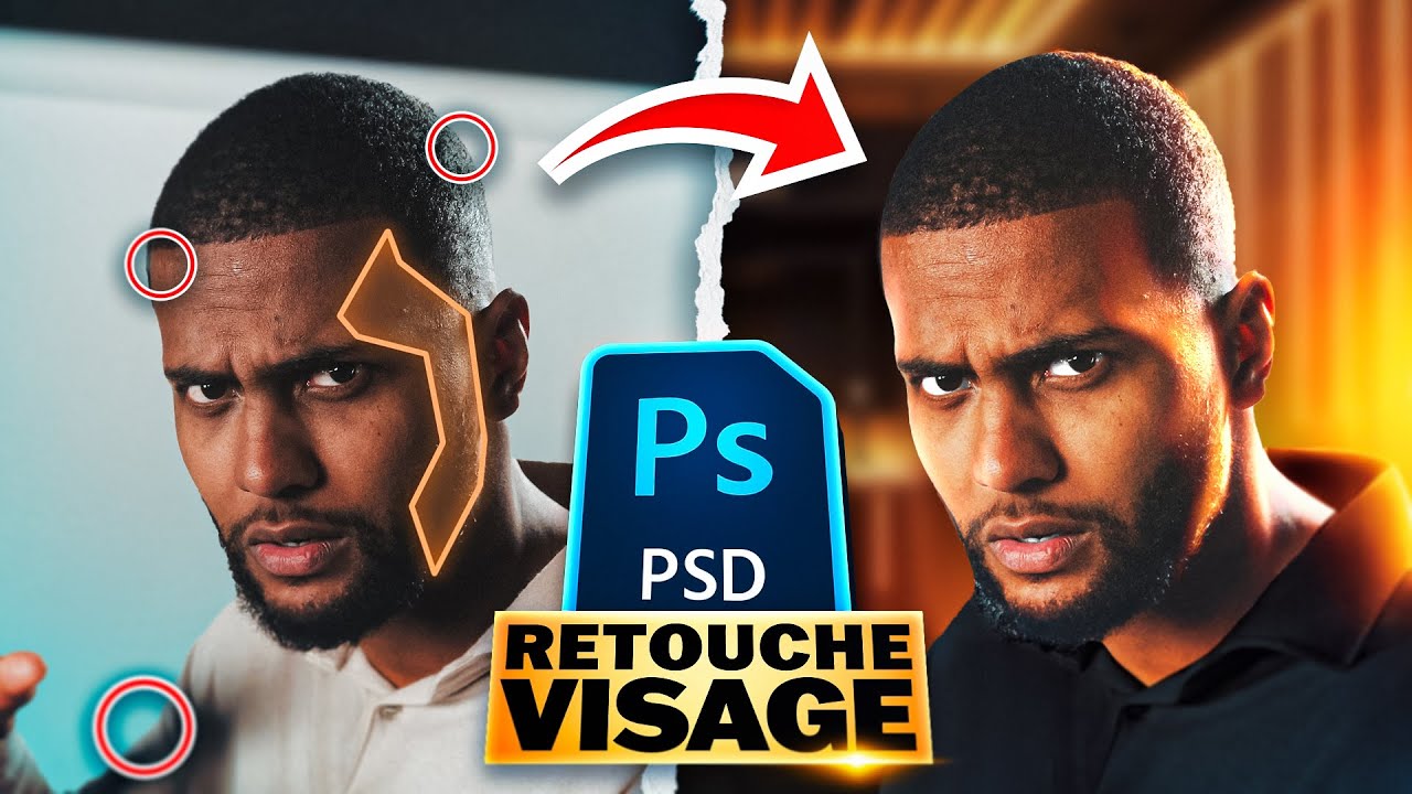 Les TECHNIQUES de retouches visage les PLUS EFFICACES pour YouTube (Guide ultime sur Photoshop)