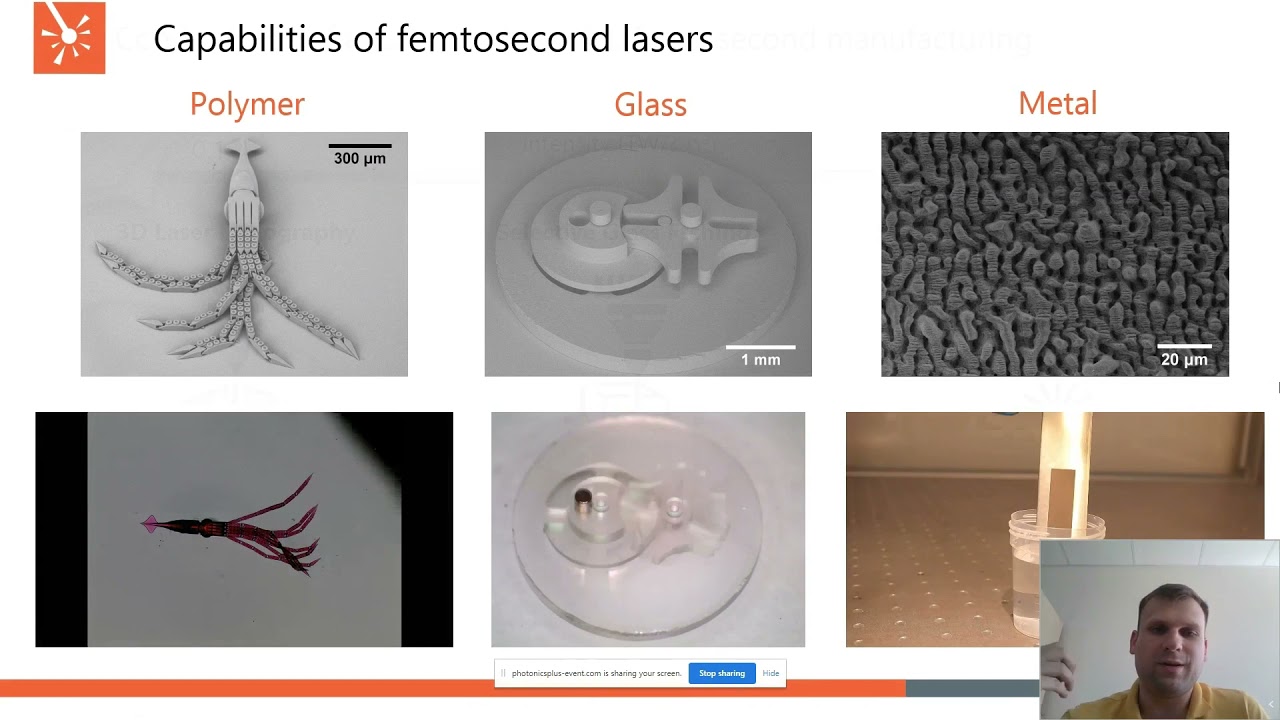 FEMTIKA - Advanced 3D microfabrication workstation for high-tech applications PHOTONICS+ 2021