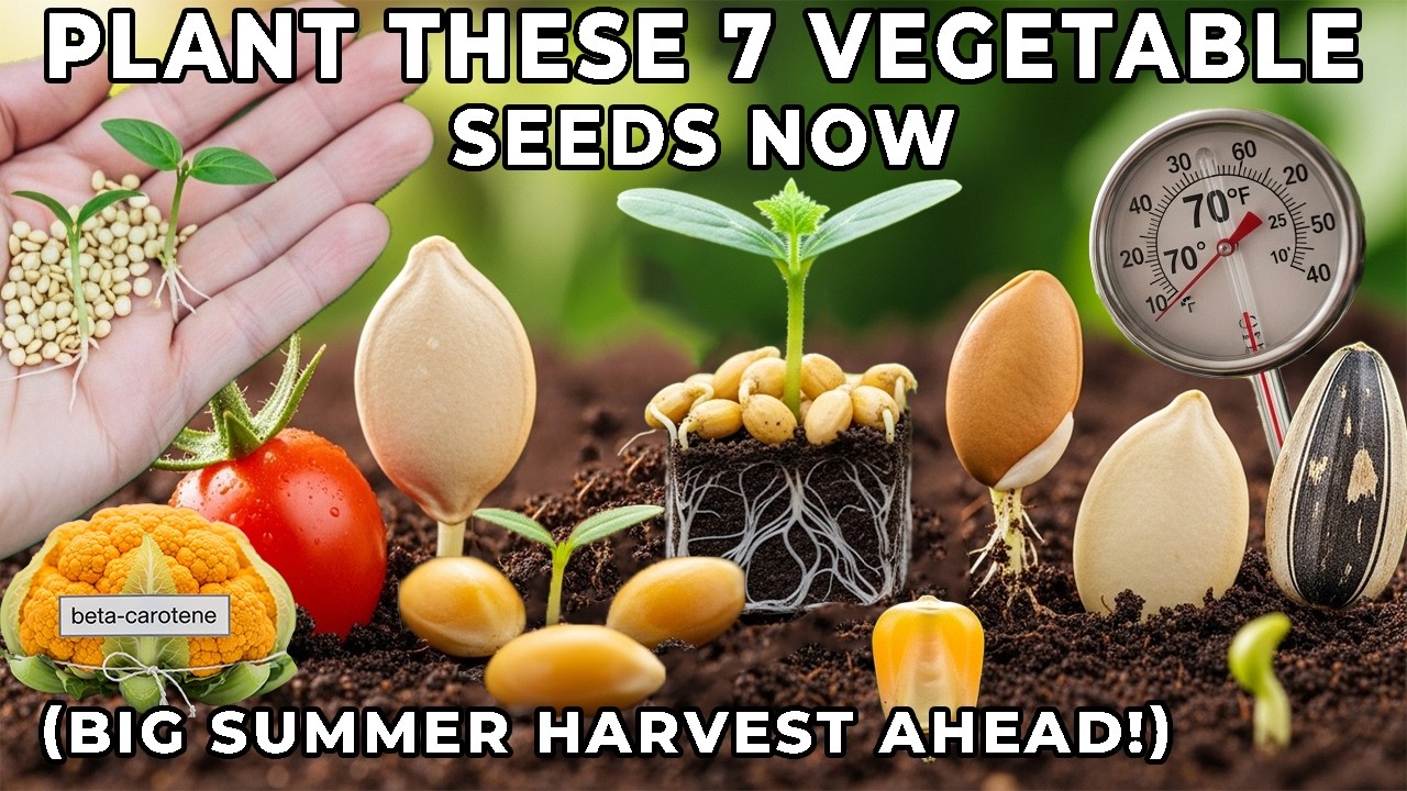 Plant These 7 Vegetable Seeds Now (Big Summer Harvest Ahead!)