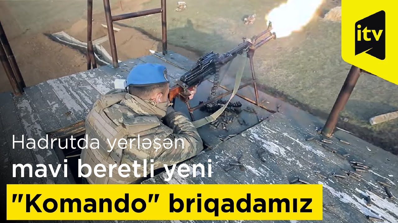 Hadrutda yerləşən mavi beretli yeni 
