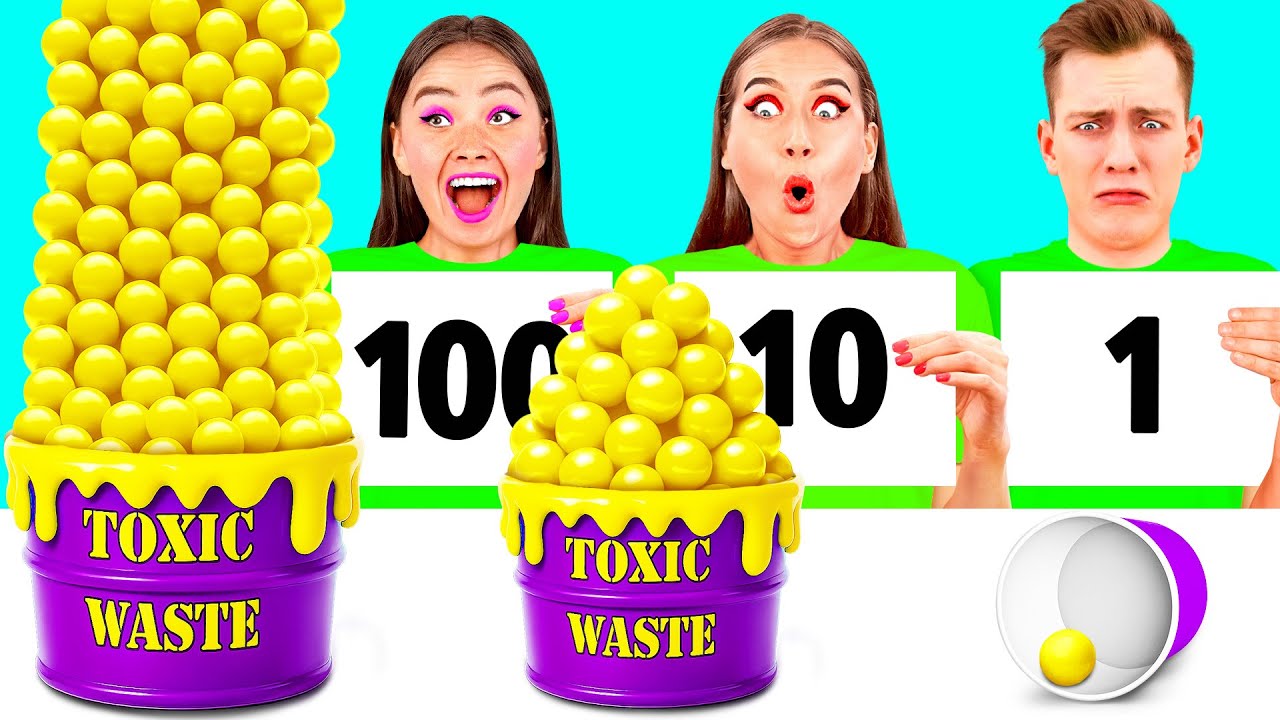 100 Слоев Еды Челлендж | Умные Гаджеты или Лайфхаки от DuKoDu Challenge