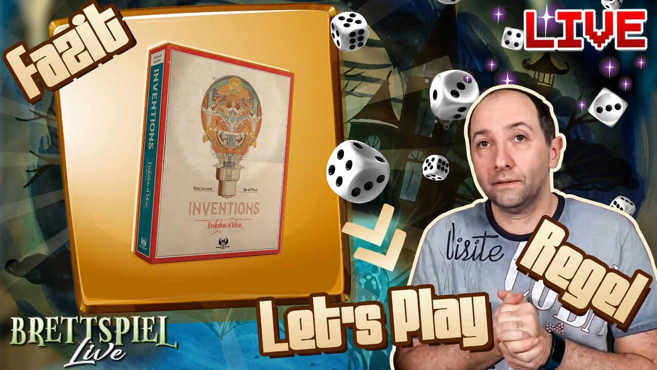 Inventions - [Brettspiel] [Live] [Let's Play] - Regeln/Let's Play/Fazit