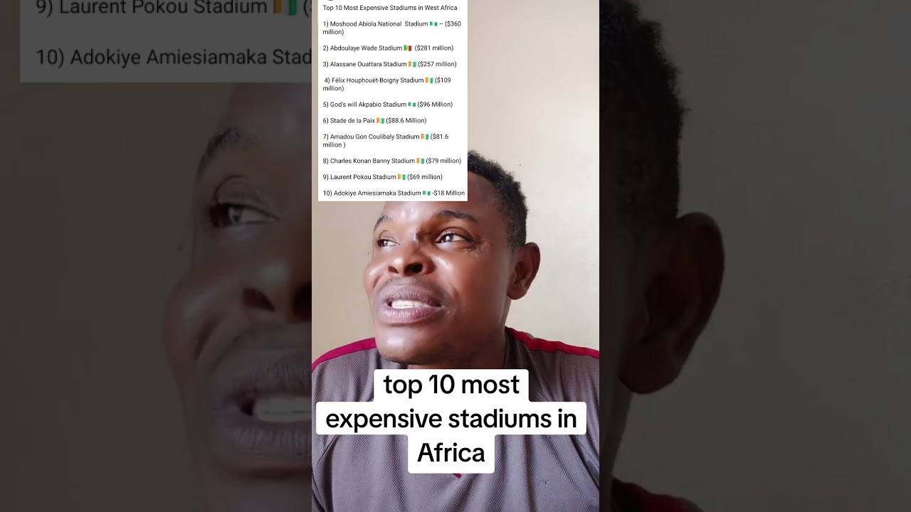 Top 10 most expensive stadiums in africa Nigeria tops the groups of best stadiums in africa