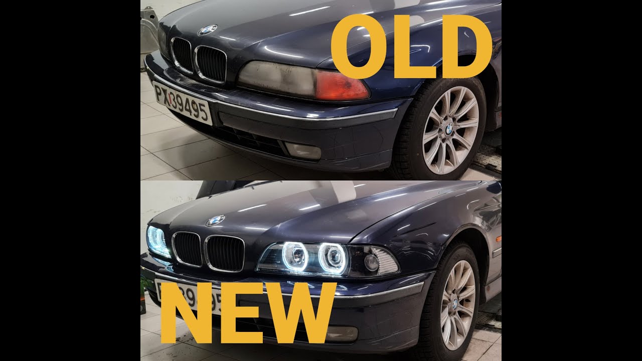 Project E39 Restoration - New Headlights!