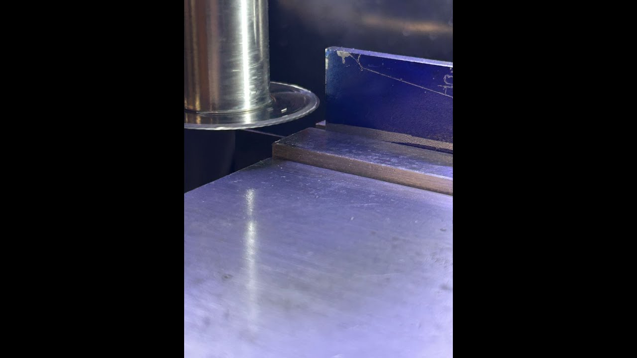 Slitting saw action with some spaghetti