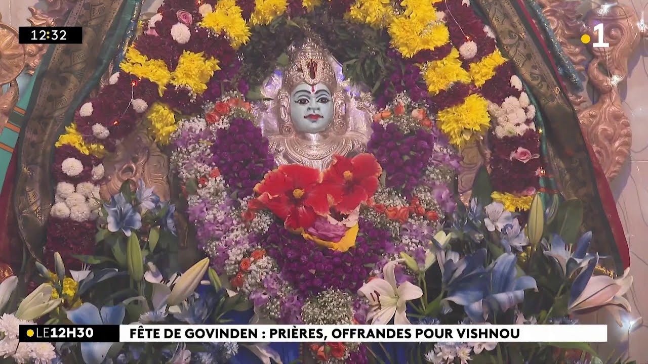 F&ecirc;te de Govinden : la communaut&eacute; tamoule c&eacute;l&egrave;bre le dieu Vishnou