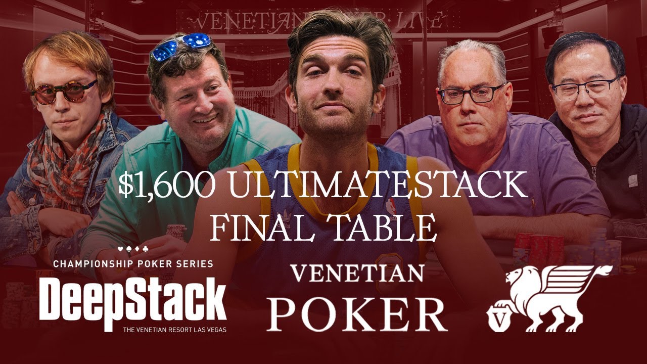 Joe Serock Chases $286,349 Prize! Venetian $1,600 UltimateStack Final Table!