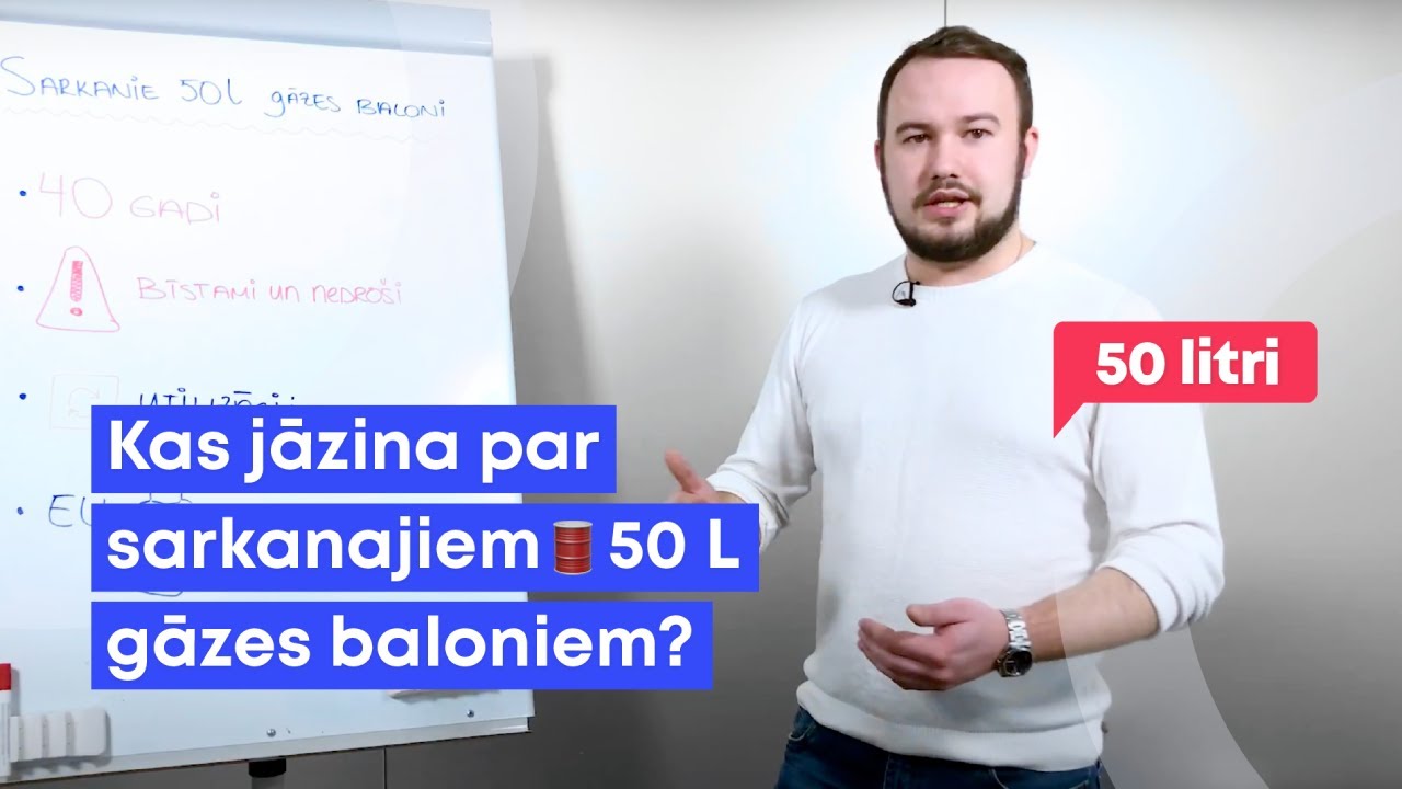 Gāzes balons 50l - derīgs 40 gadus
