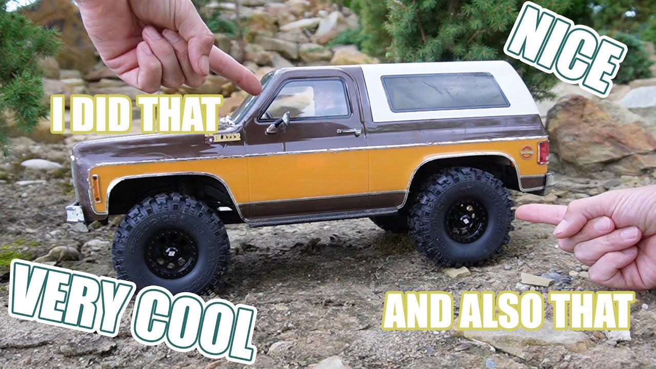 I Did Some Things To My FCX10 K5 Blazer Then I Drove My FCX10 K5 Blazer