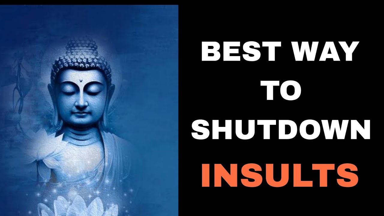 BEST Way to Shut Down Insults || Buddha bless you