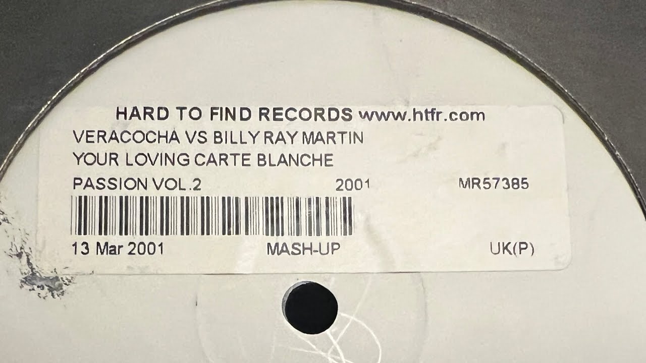 Veracocha vs Billy Ray Martin - Your Loving Carte Blanche
